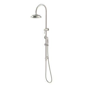 Meir Harrington Combination Shower Rail Brushed Nickel