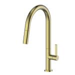Greens Luxe Pull-Down Sink Mixer Brushed Brass