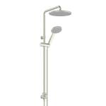 Greens Glide RainBoost Twin Rail Shower Brushed Nickel