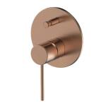 Greens Gisele Shower/Bath Diverter Mixer Brushed Copper