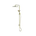 Greens Lavish BubbleJET Twin Rail Shower Brushed Brass
