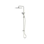 Greens Lavish BubbleJET Twin Rail Shower Brushed Nickel
