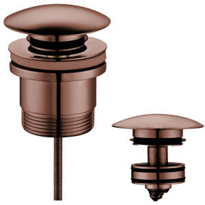 Ovia Universal Basin Pop Up Waste Brushed Bronze Copper