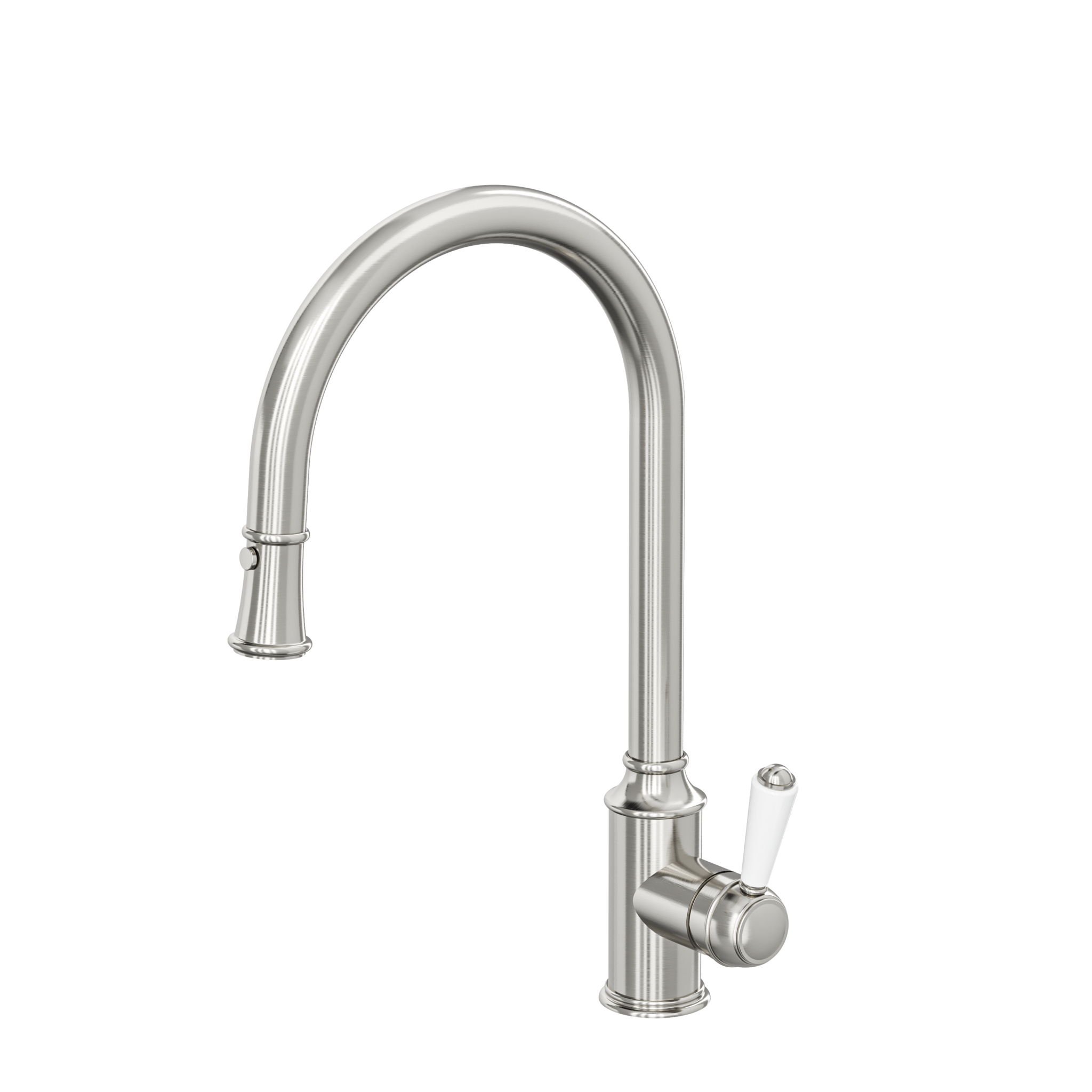 Linsol Brushed Nickel Tommy Pull Out Down Provincial Federation Kitchen Mixer