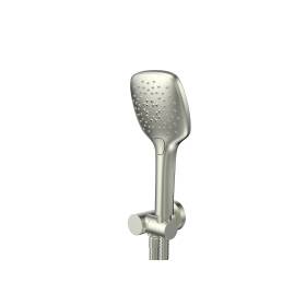 18600-SQUARE-THREE-FUNCTION-HAND-SHOWER-WITH-WALL-BRACKET-BN