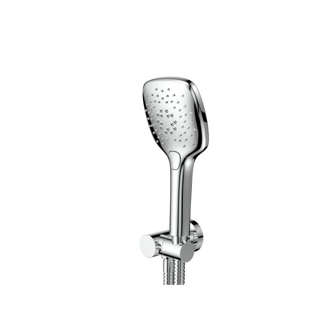 18600-SQUARE-THREE-FUNCTION-HAND-SHOWER-WITH-WALL-BRACKET-CP