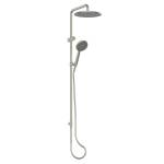 Greens Rocco Twin Rail Shower Brushed Nickel