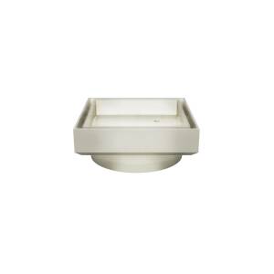 Meir Shower Waste with Tile Insert Brushed Nickel