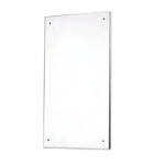 575mm W Metlam Anti-ligature Stainless Steel Polished Mirror