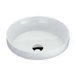 Ovia 360x360x120mm Gloss White Semi Inset Round Basin Ceramic No Overflow