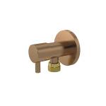 Meir Mini Stop Cistern Tap Lustre Bronze
