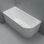 Ovia 1500mm Left Hand Corner Bath Tub Gloss White
