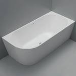 Ovia 1500mm Right Hand Corner Bath Tub Gloss White