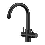 Nero Mecca 3 Way Filtered Mixer Tap Matte Black
