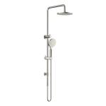 Star Trade 2 in 1 Twin Rail Shower System Warm Brushed Nickel