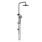 Ovia Gun Metal Star Trade 2 in 1 Twin Rail Shower System