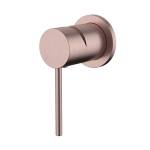 Star Mini Wall Shower Mixer 60mm Dusk Champagne