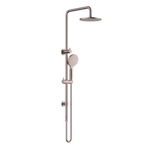 Star Trade 2 in 1 Twin Rail Shower System Dusk Champagne