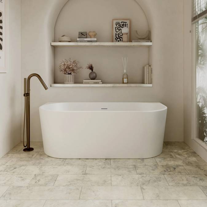 Back to Wall Bath