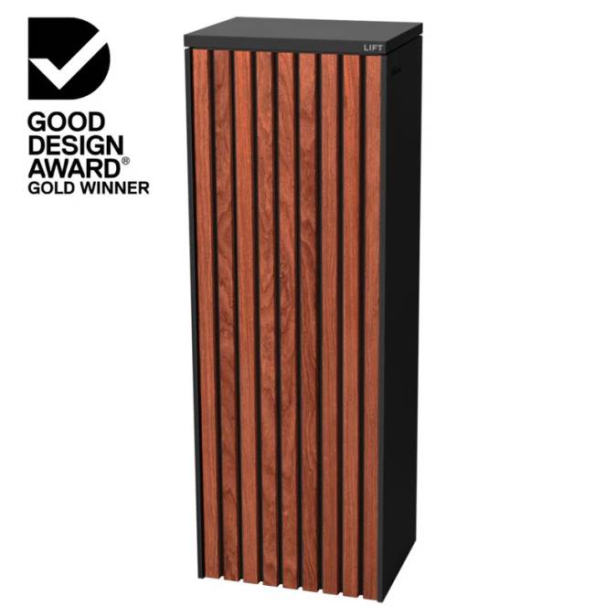 Milkcan-720BK-MB-Noosa-parcel-and-mail-pillar.-GDB
