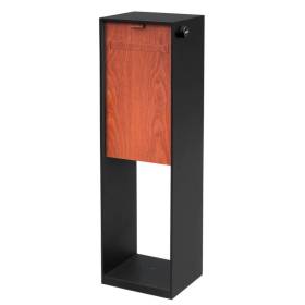 Milkcan-786BK-MB-Vienna-2-parcel-black-merbau-pillar-letterbox-main-800px