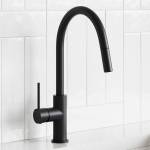 Modern National Star Mini Pull Out Kitchen Mixer Matte Black