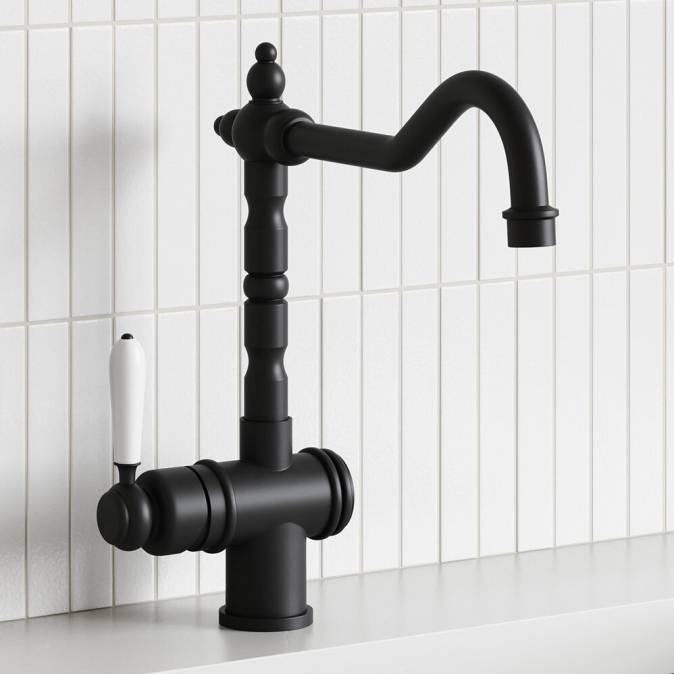 Bordeaux kitchen Mixer Matte Black
