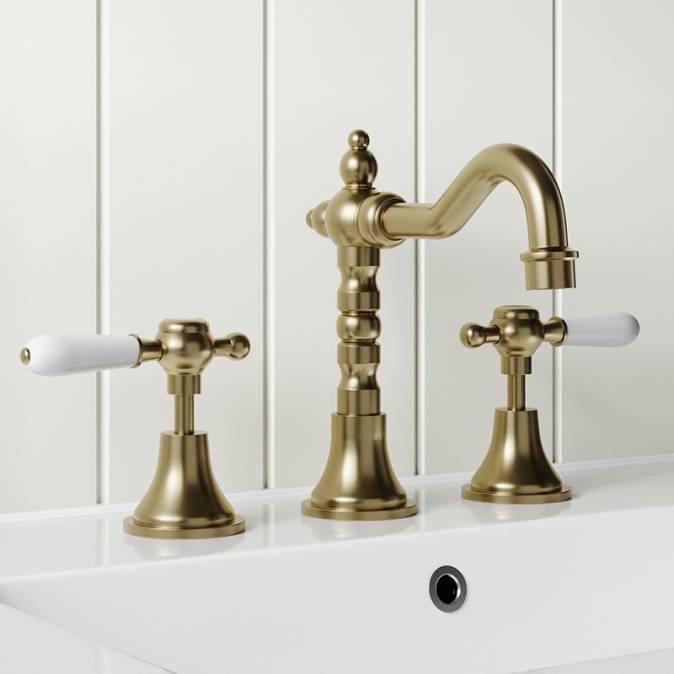 Bordeaux Basin Set Gold