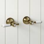 Modern National Bordeaux Wall Top Assemblies Brushed Bronze