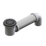 ART Australia Bath Bend Pop Down® and Connector Gun Metal Grey