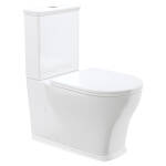 Lillian Tornado Flush Back-to-Wall Toilet Suite Gloss White S Trap