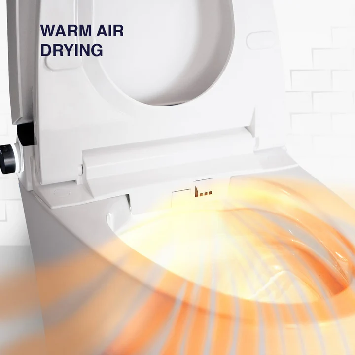 Gentle, adjustable warm air drying on ALIA AG-ST1000