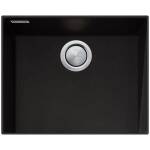 Santorini Black Large Bowl Undermount Sink