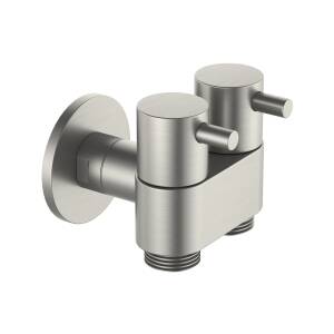 Ovia Dual Control Mini Cistern Tap Brushed Nickel